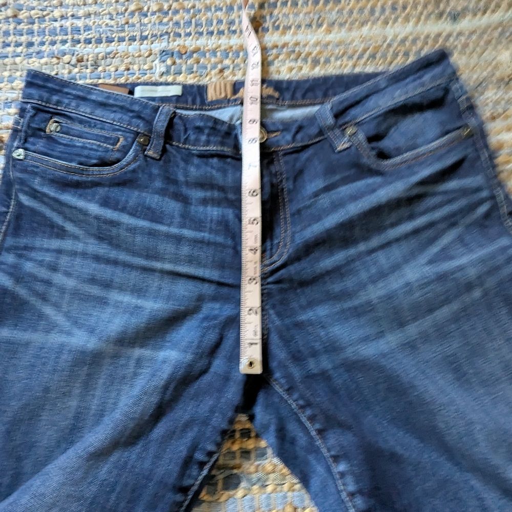 Kut From The Kloth Catherine Dark Wash Straight Leg Jeans 12 Classic Casual Deni - Picture 5 of 10